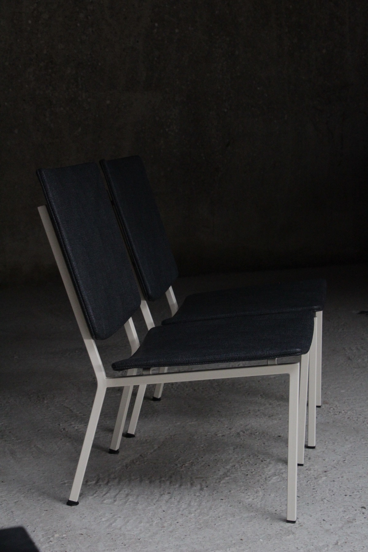 Paire de chauffeuses Gerrit Veenendaal - Metal - 1960s