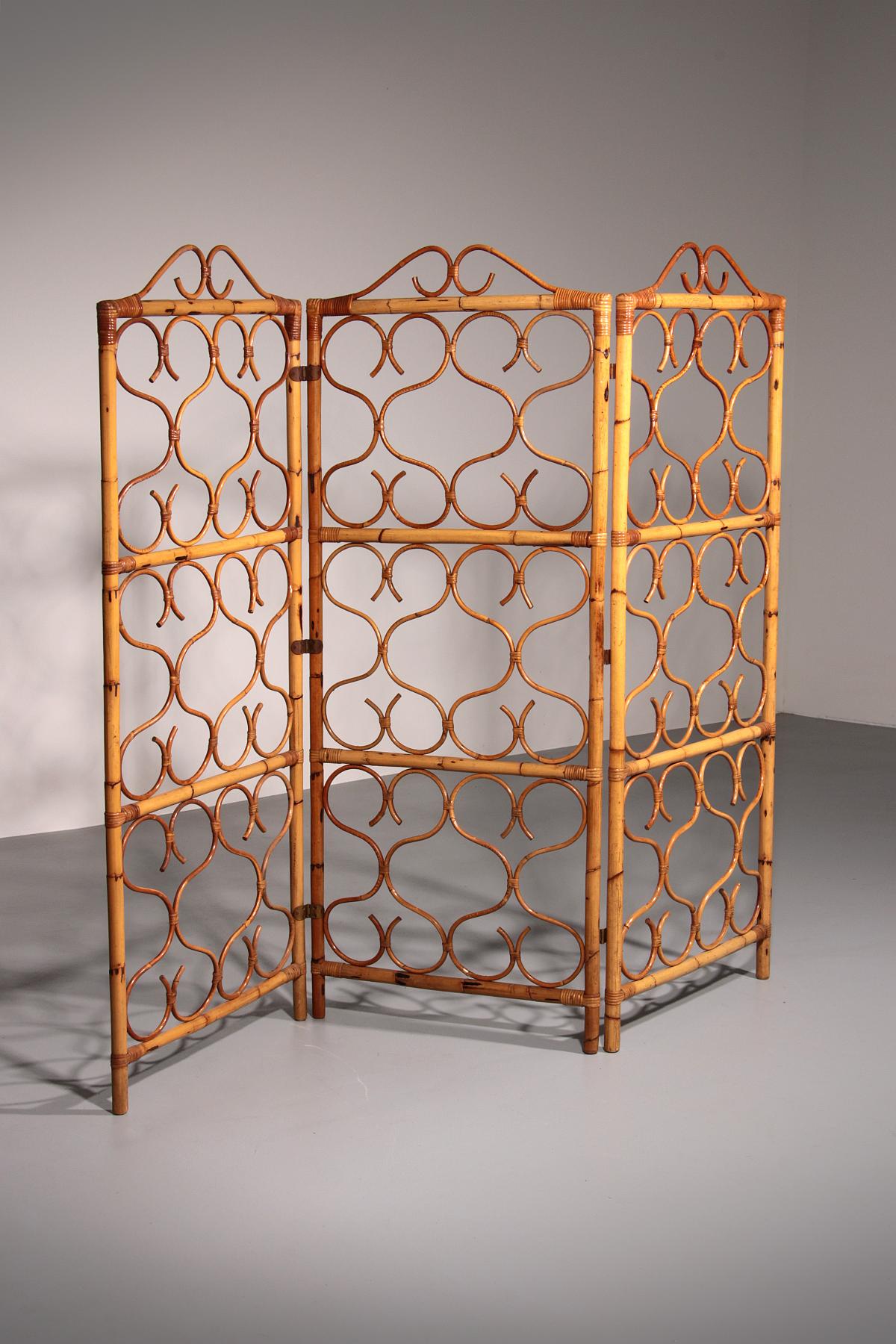 Italian Bamboo Room Divider (1960s) - Bamboo - 1960s