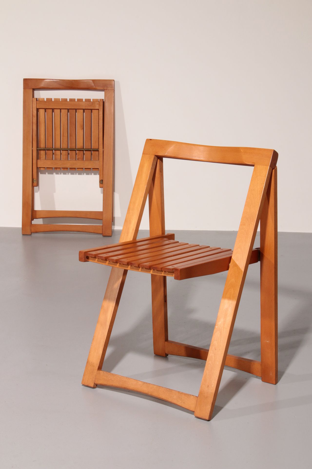 Trieste Chairs by Aldo Jacober for Alberto Bazzani, 1960s - Wood - 1970s