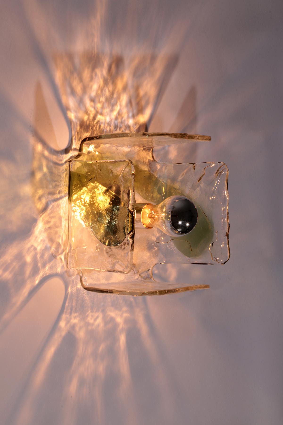 Carlo Nason wallamp from Muranoglass for Kalmar 1960 Austria - Glass - 1960s