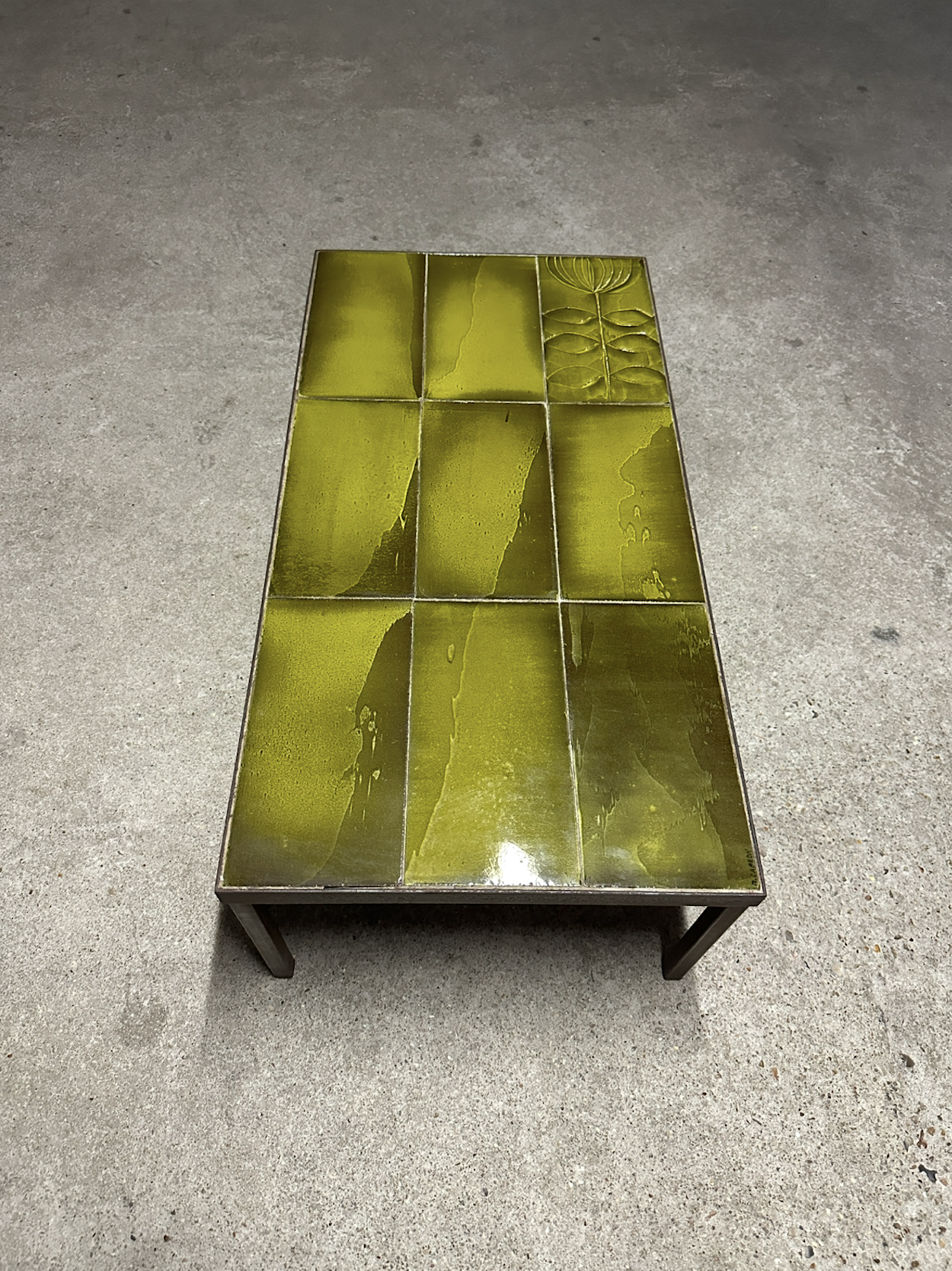 Une table basse de Roger Capron | Verte