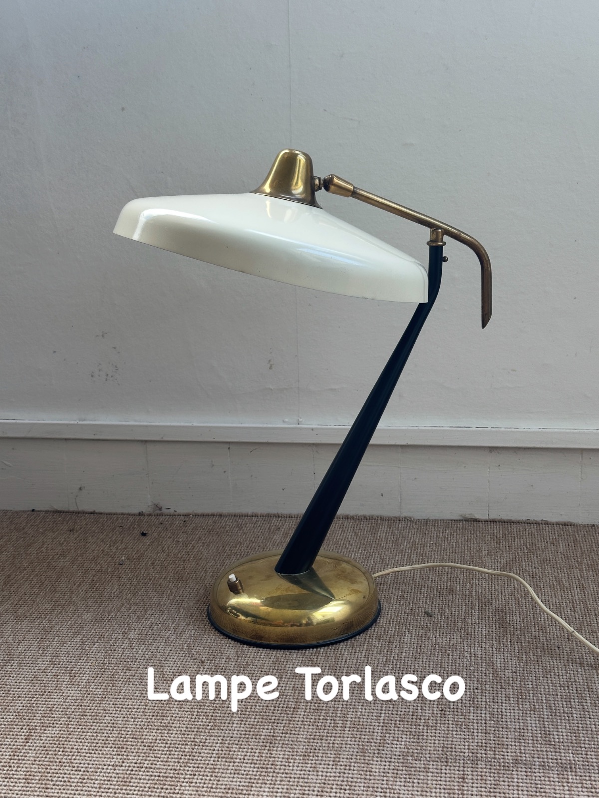 Lampe d’Oscar Torlasco pour Lumi - Metal - 1960s