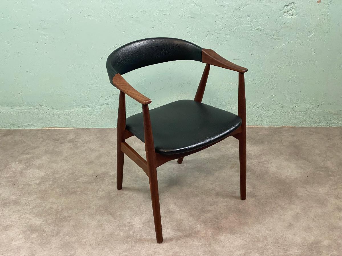 Fauteuil danois de Thomas Harlev édition Farstrup - Wood - 1960s