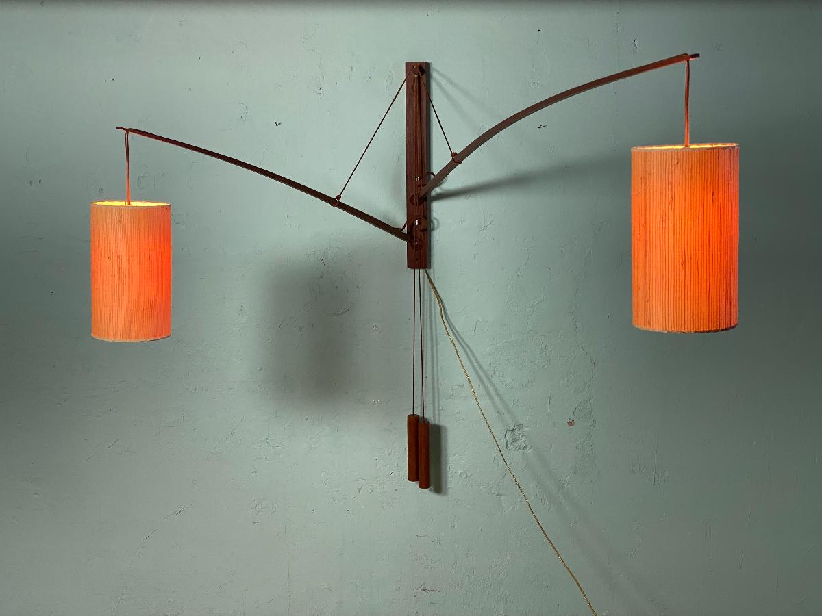 Applique 2 bras Rupprecht Skrip Leuchten 1950