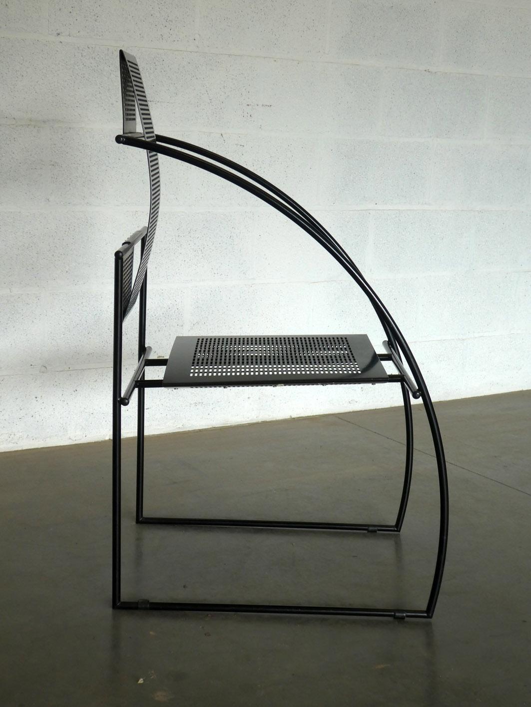 Chaise Quinta de Mario Botta pour Alias, Italie, 1985 - Métal - Années 80