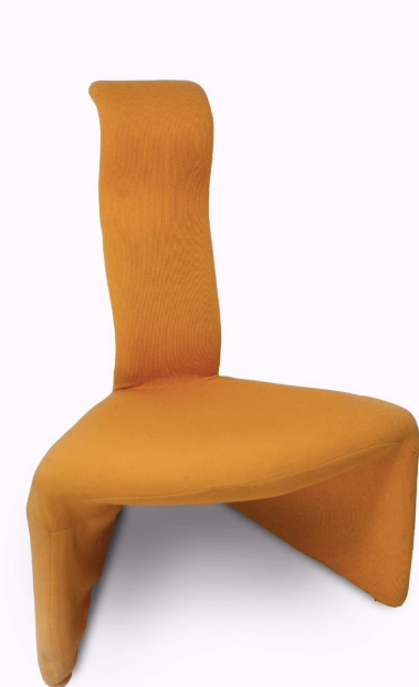 Chaise "Leda", Kwok Hoï Chan, Steiner, 1970 - Tissu - Années 70