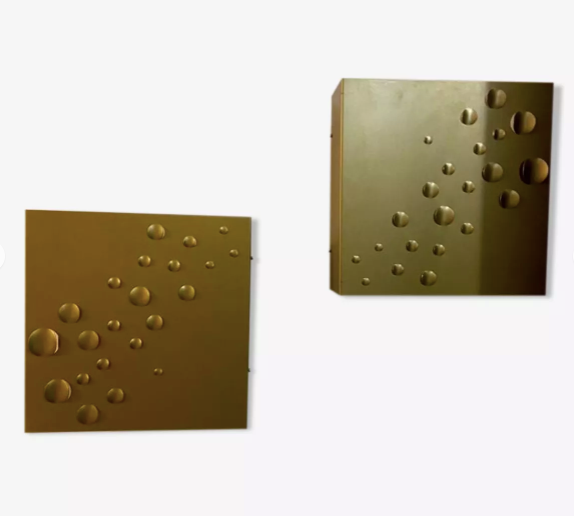Paire d’appliques murale, Evert Jelle Jelles pour Raak, Pays bas 1960 - Steel - 1970s
