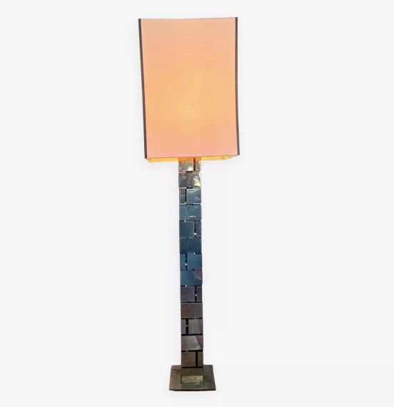 Lampadaire "building", Curtis & Jerre, USA, 1970 - Steel - 1970s