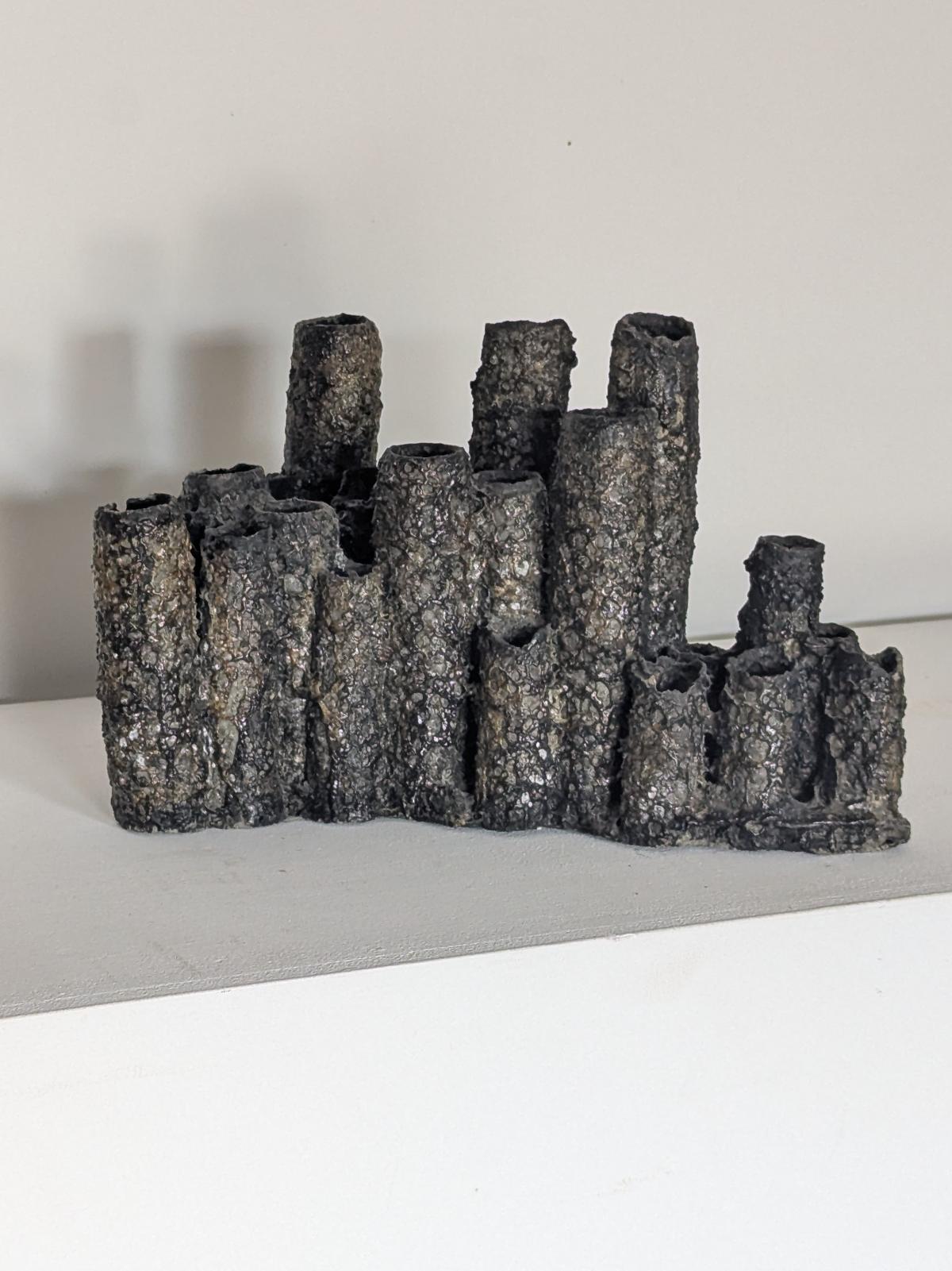 Vase sculpture signé Pia Manu - Céramique - Années 60