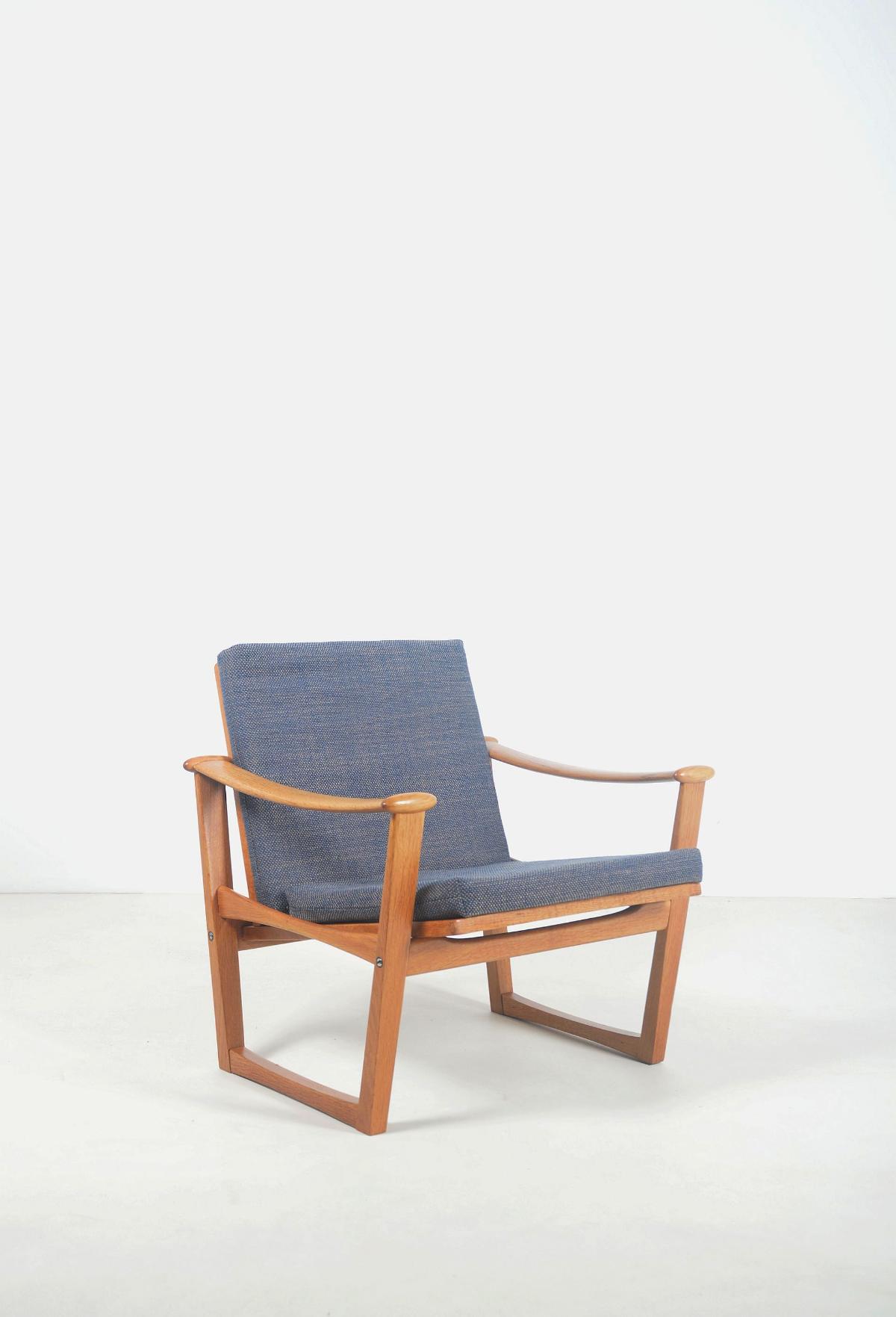 Danish armchair model 65 made by M. Nissen, 1960s - Bois - Années 60