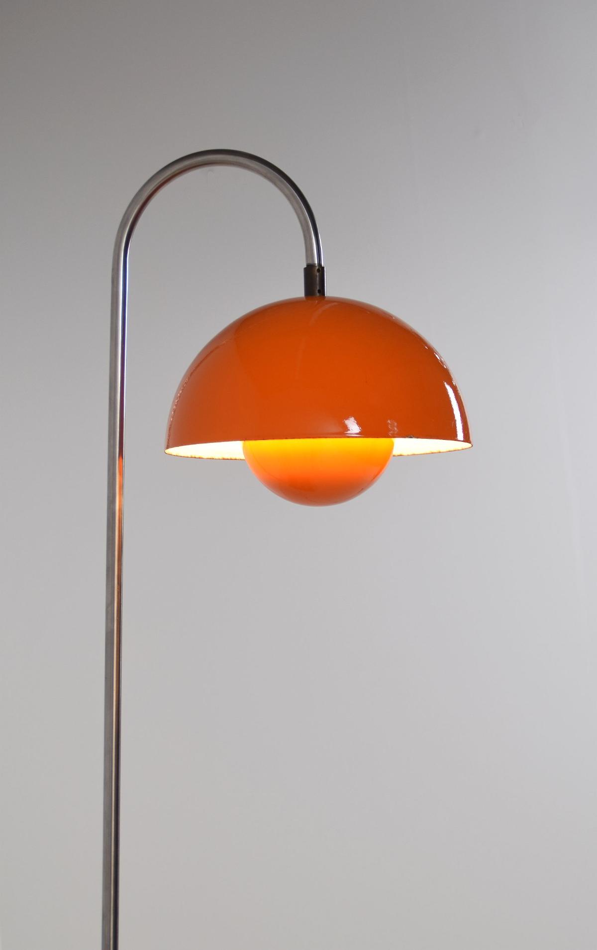 Rare vintage Flowerpot garden lamp by Verner Panton for Louis Poulsen