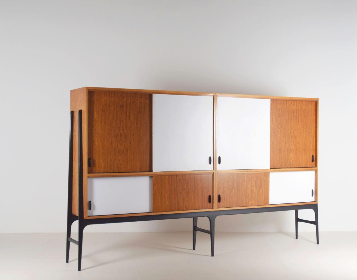 Design : Buffet par Alfred Hendrickx pour Belform, années 1950 par Alfred Hendrickx