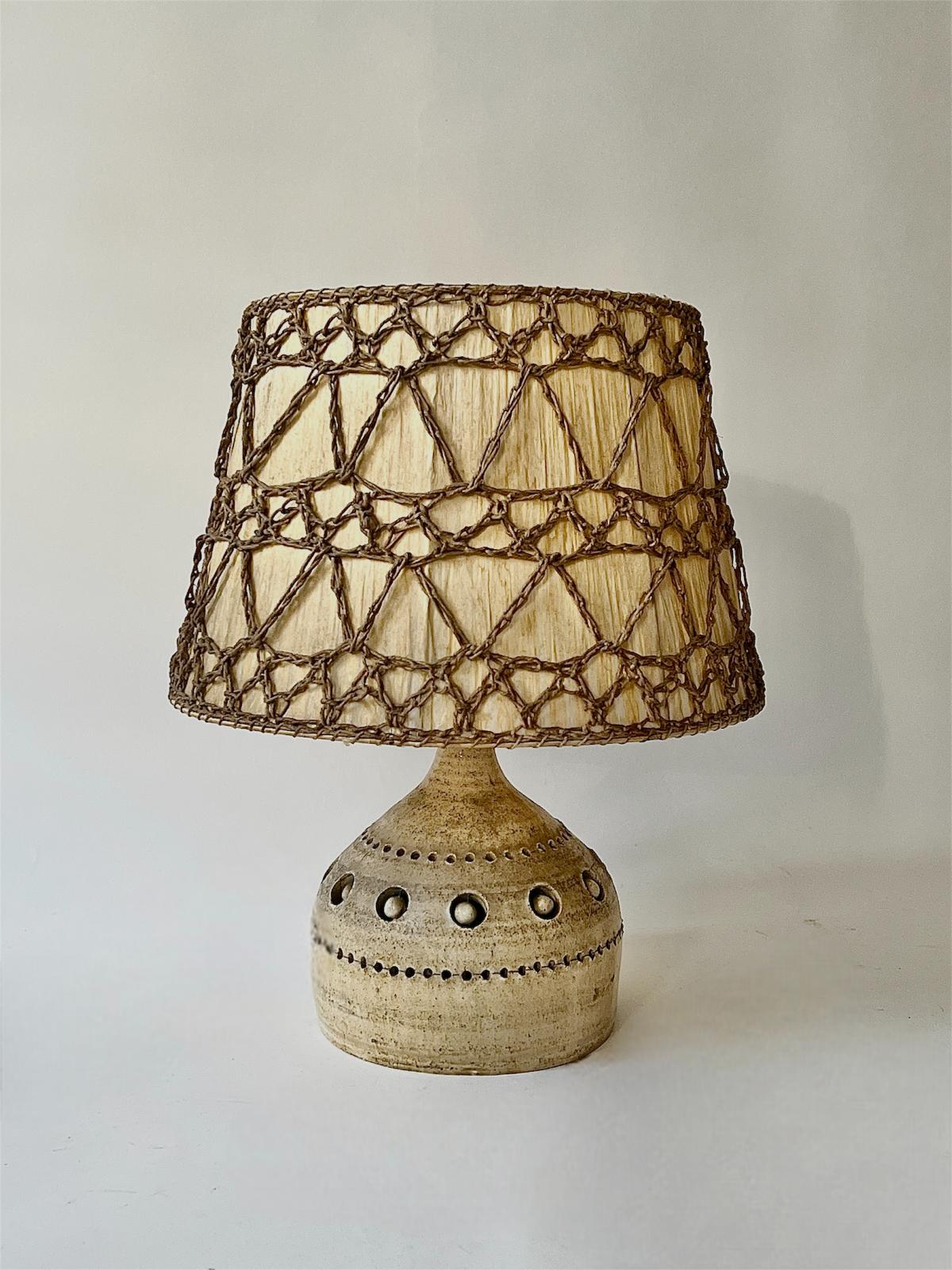 Lampe de table en céramique, Georges Pelletier