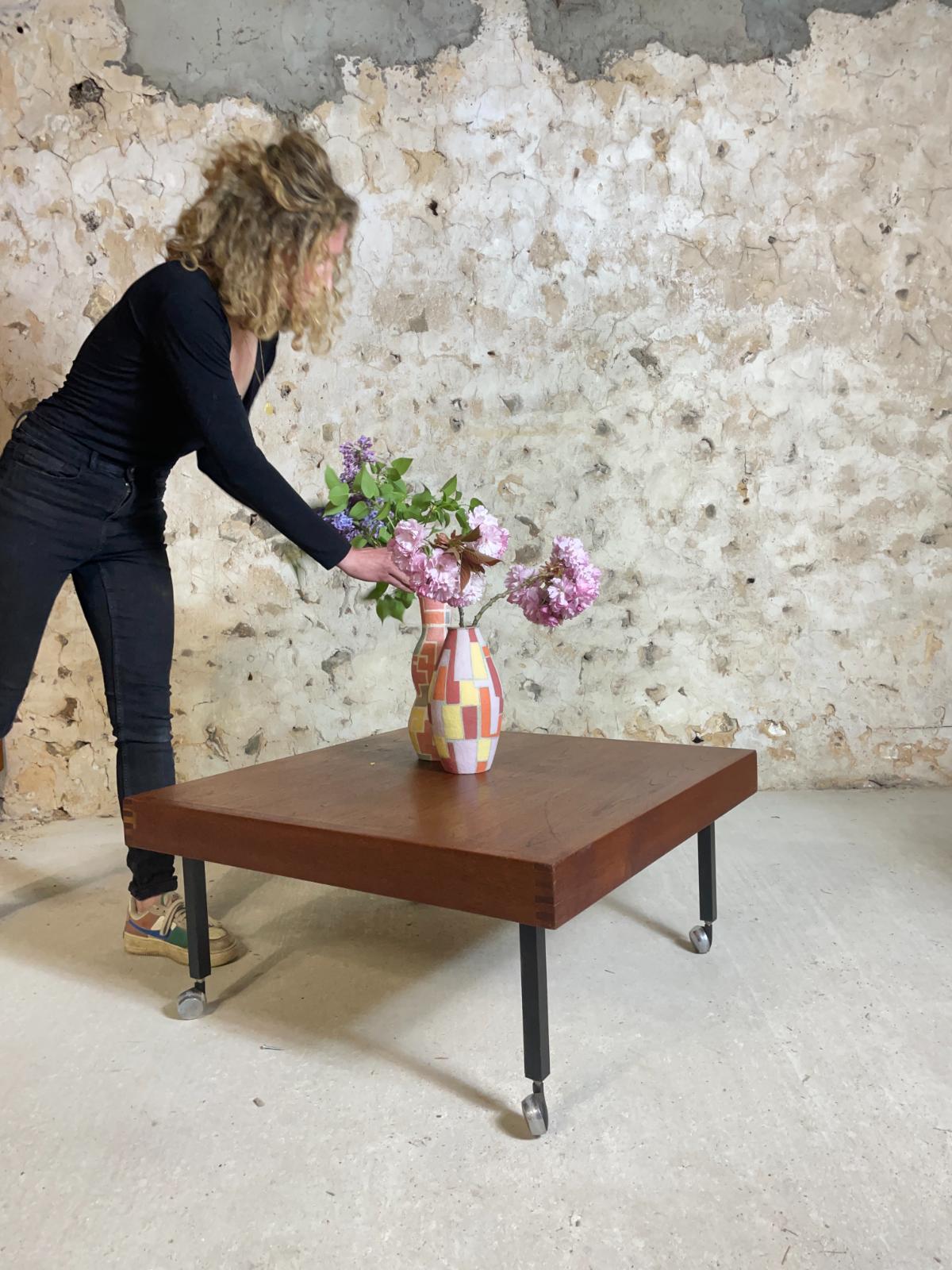 table basse vintage - Wood - 1950s