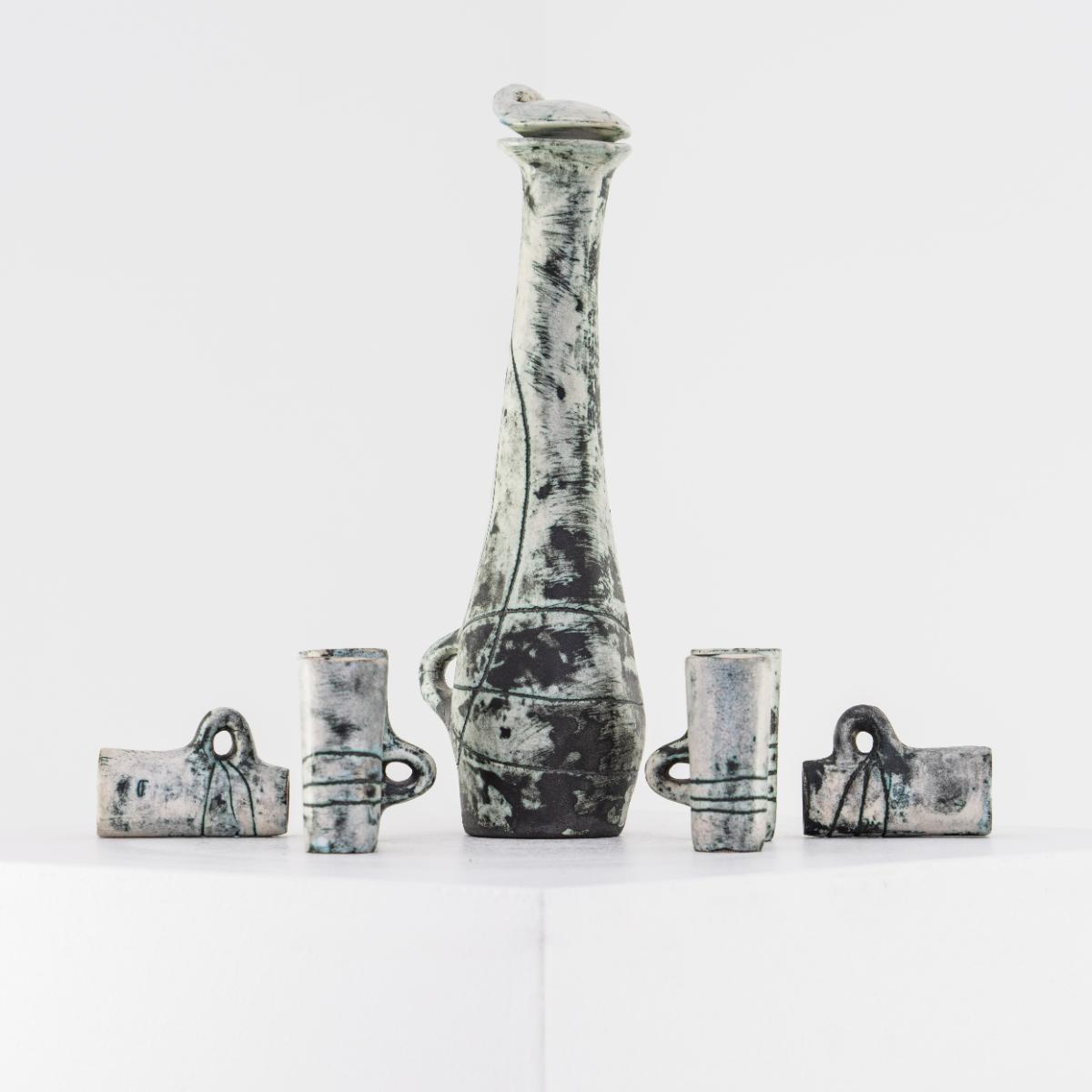 Service à liqueur Jacques Blin - Céramique - Années 60