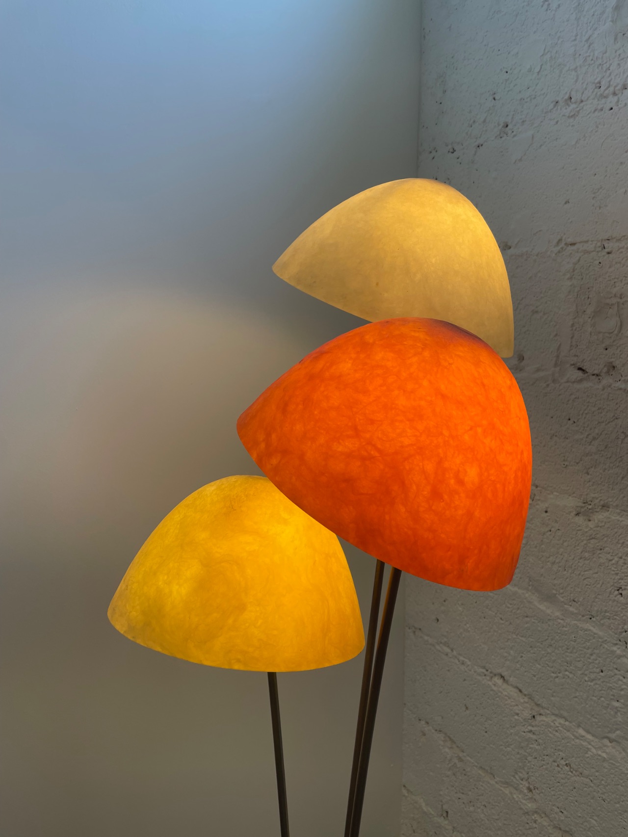 Italian floor lamp from the 1950s - Fiberglass - 1950s