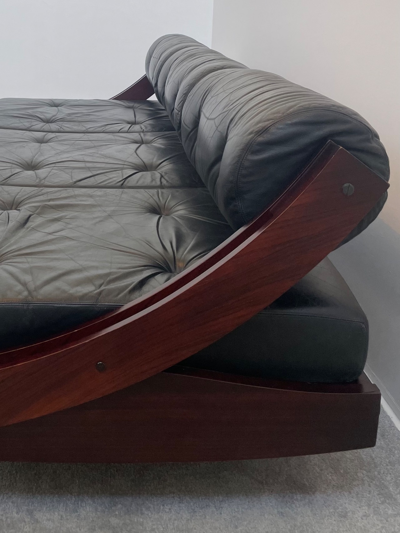 Sofa/Daybed GS195 by Gianni Songia for Sormani, Italy, 1960s - Leather - 1960s