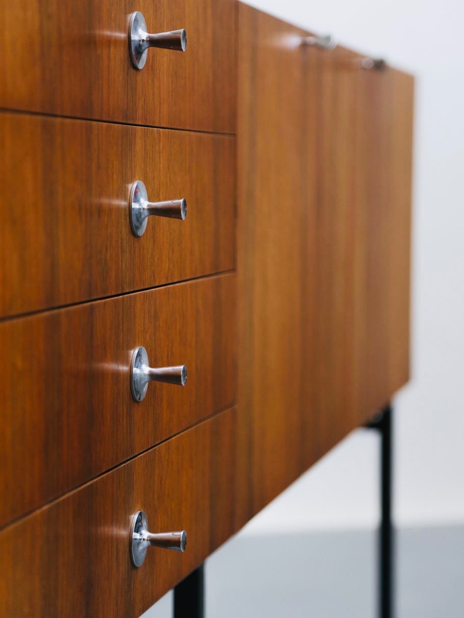 Series 800 Sideboard by Alain Richard for Meubles TV, 1950s - Wood - 1950s