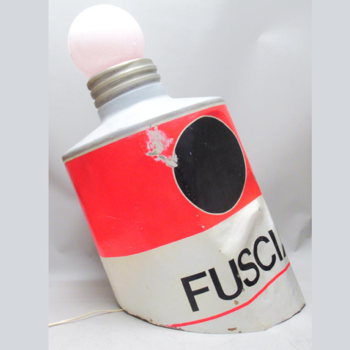 Lampe Tube de peinture Fuscia 1980